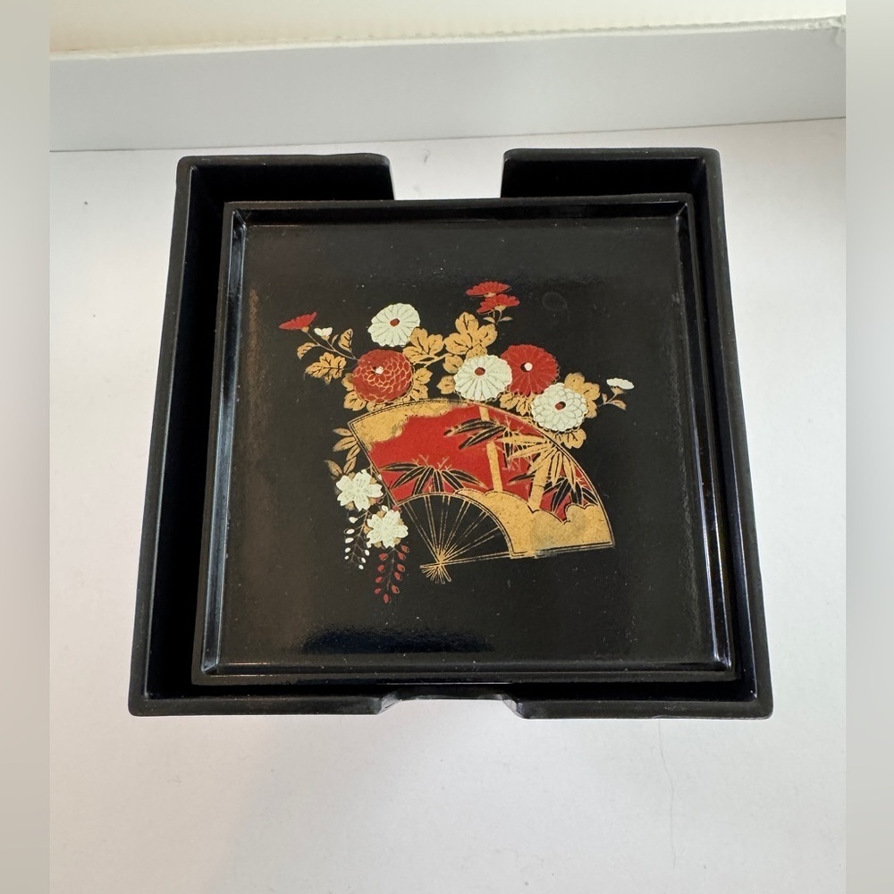 Otagiri Japan Coaster set of 6 in original box - Picture 9 of 12